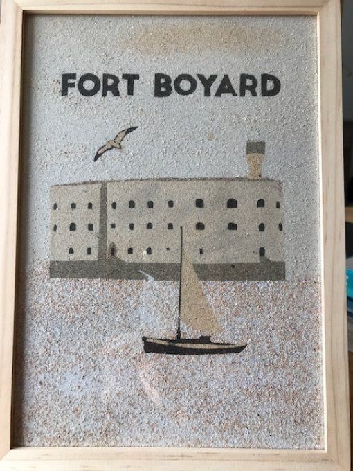 Tableau sable Fort Boyard