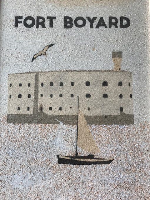 Tableau sable Fort Boyard